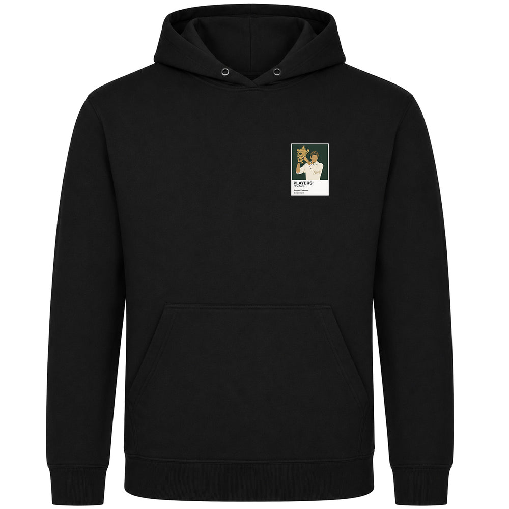 Roger Federer Wimbledon Tennis Icon Frame Men's Hoodie