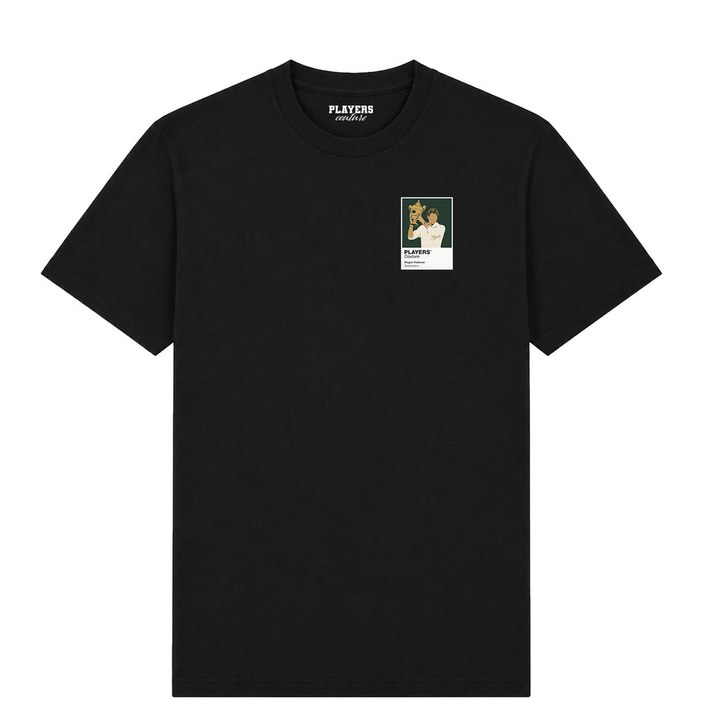 Roger Federer Wimbledon Tennis Icon Frame Men's T-Shirt