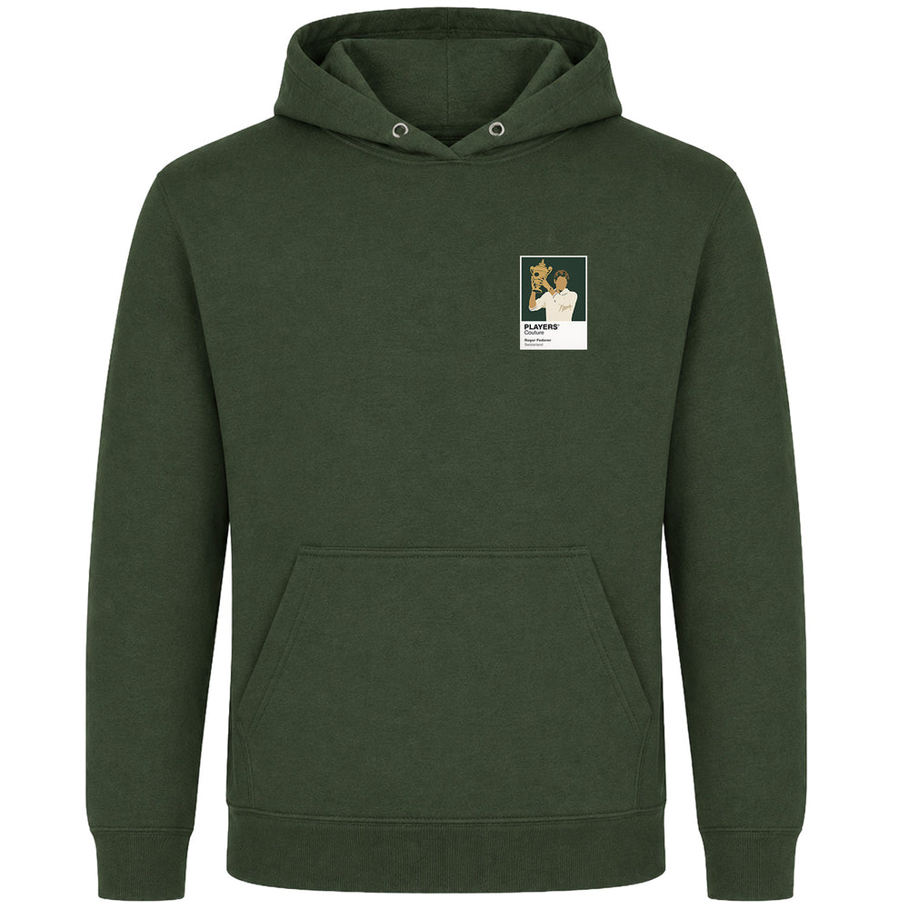 Roger Federer Wimbledon Tennis Icon Frame Men's Hoodie