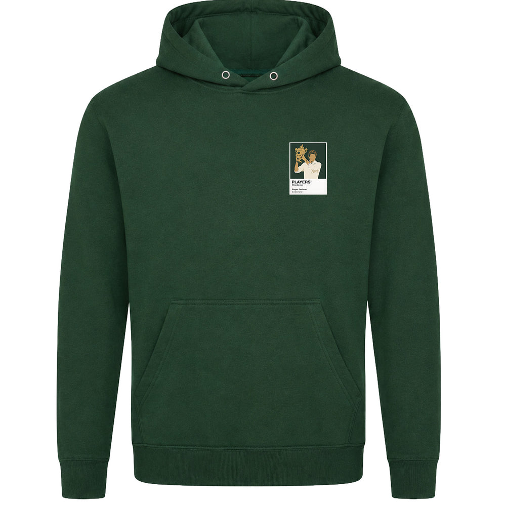 Roger Federer Wimbledon Tennis Icon Frame Men's Hoodie