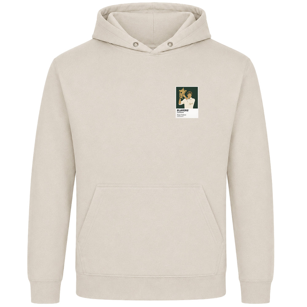 Roger Federer Wimbledon Tennis Icon Frame Men's Hoodie