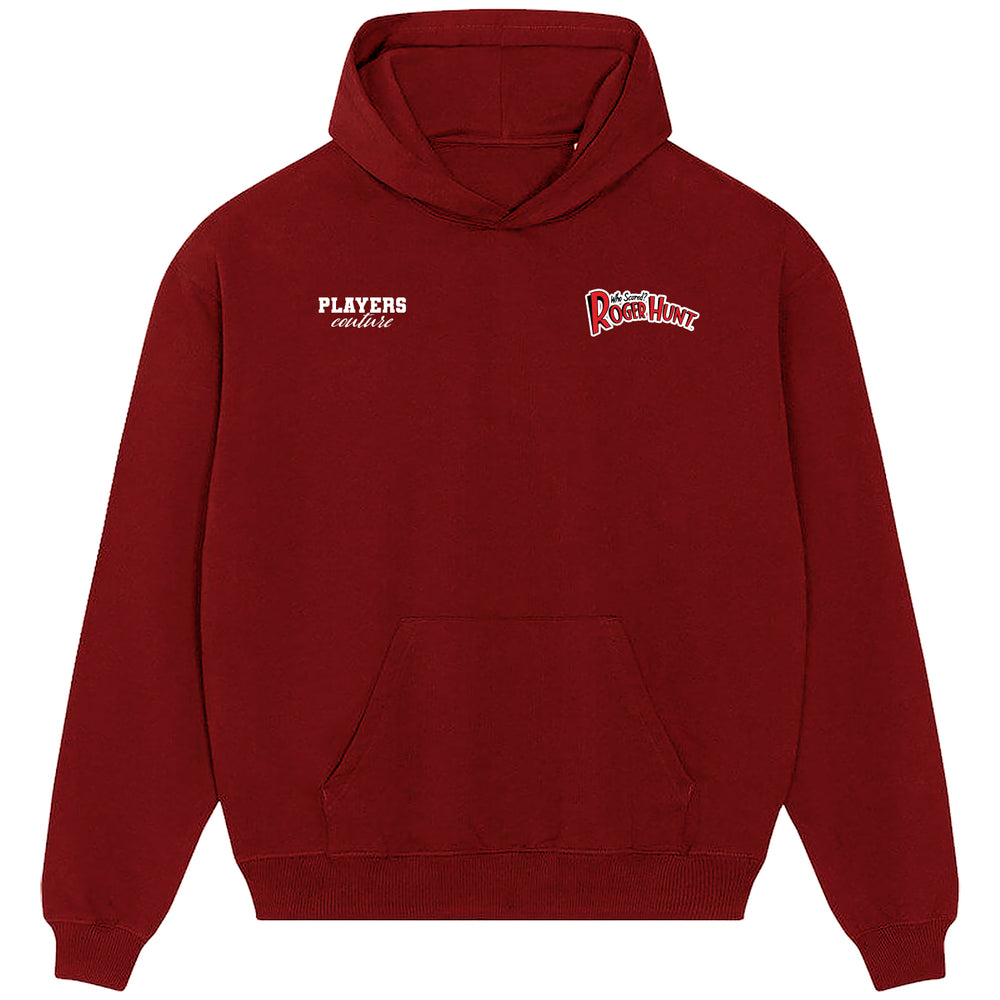 Roger Hunt Logo Players Couture Men's Casual Hoodie Red