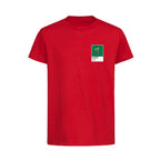 Roger Milla Cameroon Icon Frame Kids T-Shirt - Red