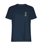 Roger Milla t-shirt – navy men's t-shirt featuring the Roger Milla Players Couture logo