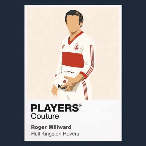 Roger Millward Hull Kingston Rovers rugby league hoodie navy