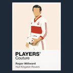 Roger Millward Hull Kingston Rovers rugby league T-shirt navy