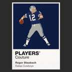Roger Staubach Cowboys American Football Icon Frame Men's T-Shirt