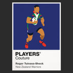 Roger Tuivasa-Sheck New Zealand Warriors rugby league T-shirt black