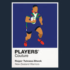 Roger Tuivasa-Sheck New Zealand Warriors rugby league T-shirt navy