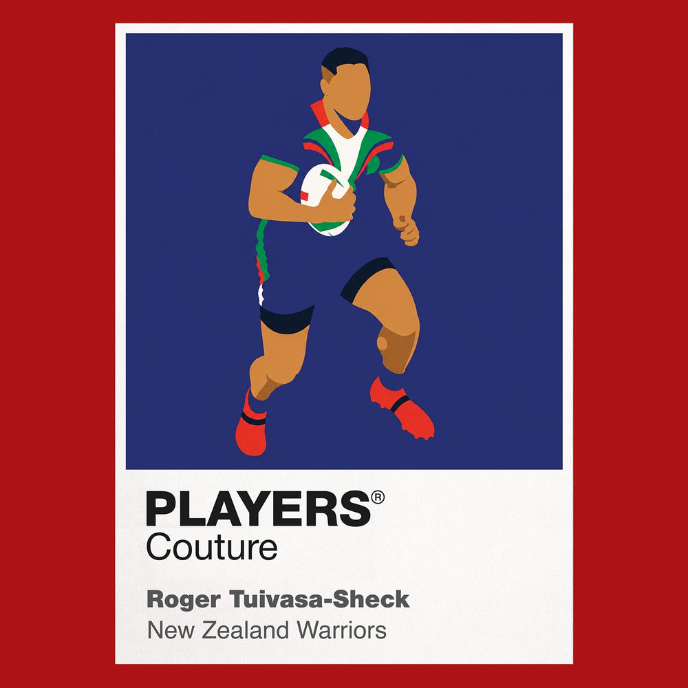 Roger Tuivasa-Sheck New Zealand Warriors rugby league hoodie red