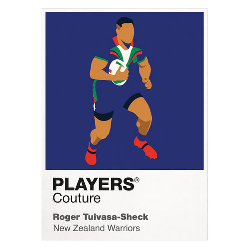Roger Tuivasa-Sheck New Zealand Warriors rugby league T-shirt white