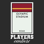 Roma hoodie – black men's hoodie with white Roma letters and Players Couture logo on the chest