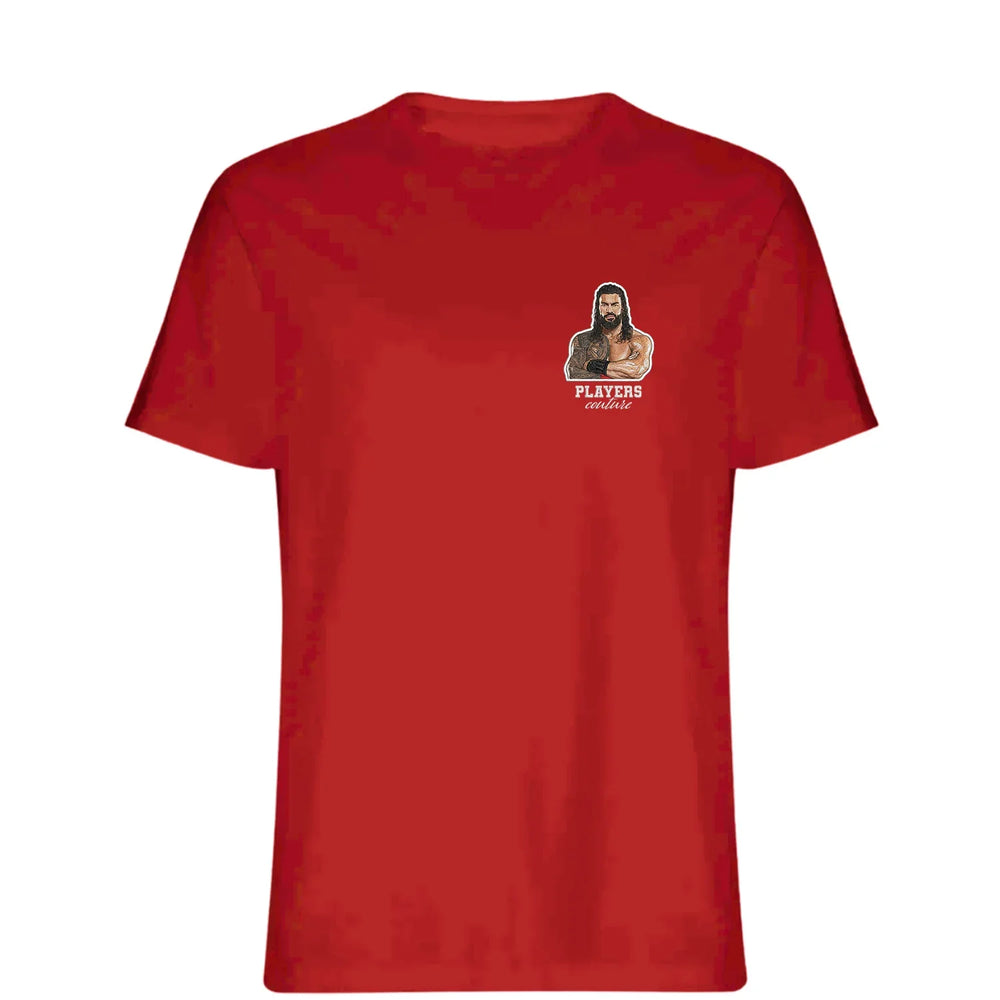 Roman Reigns t-shirt – white men's t-shirt featuring the Roman Reigns Players Couture logo