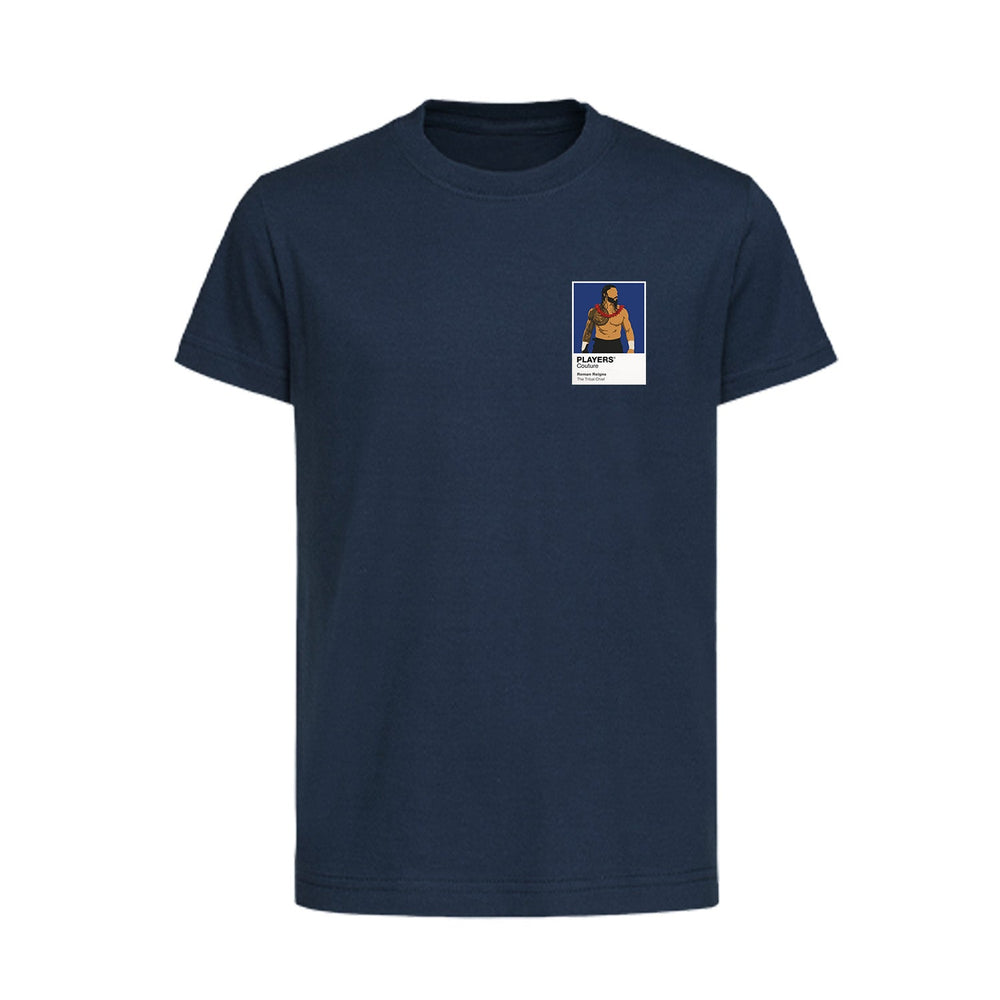 Roman Reigns Wrestling Icon Frame Kids T-Shirt - Navy