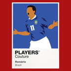 Romário Brazil away Icon Frame artwork in red