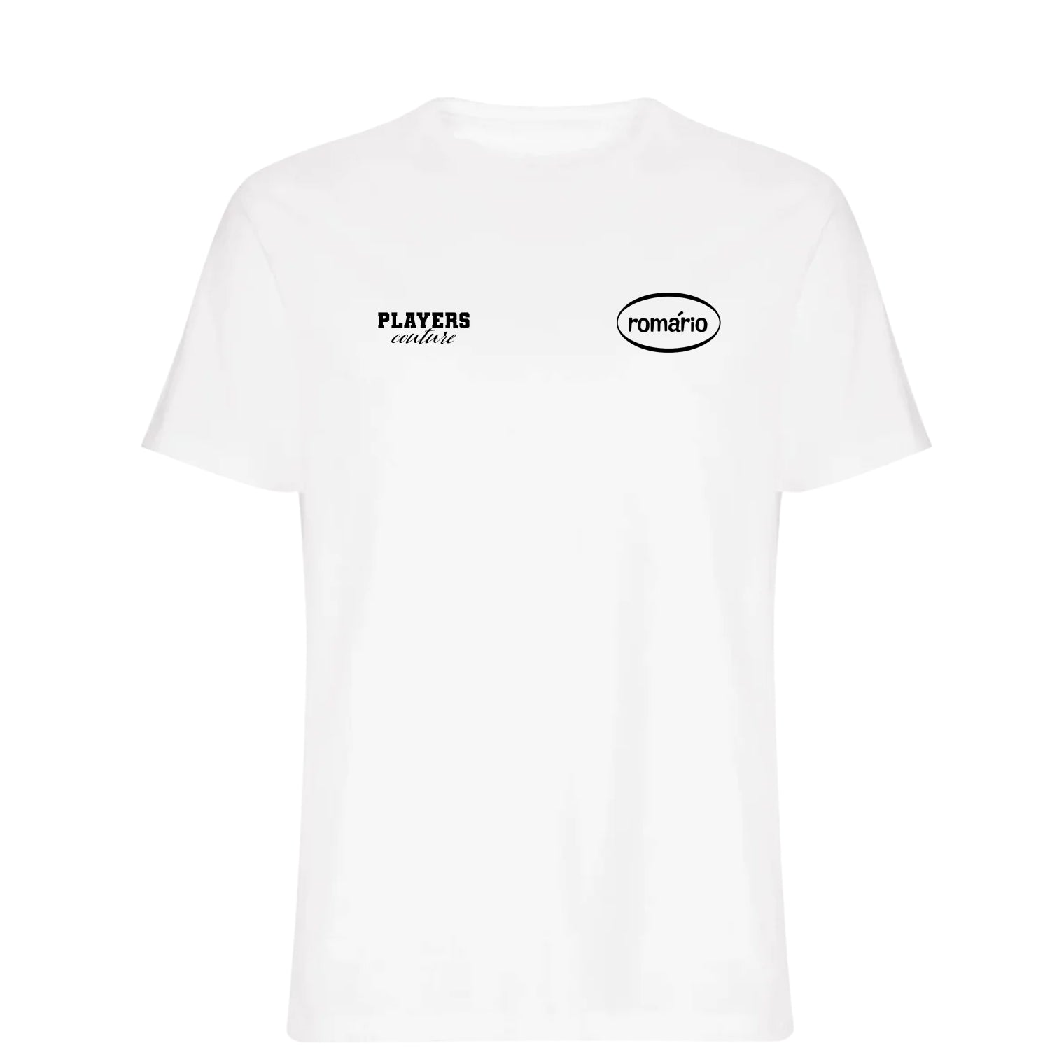 Romario Logo Players Couture Mens T-Shirt White