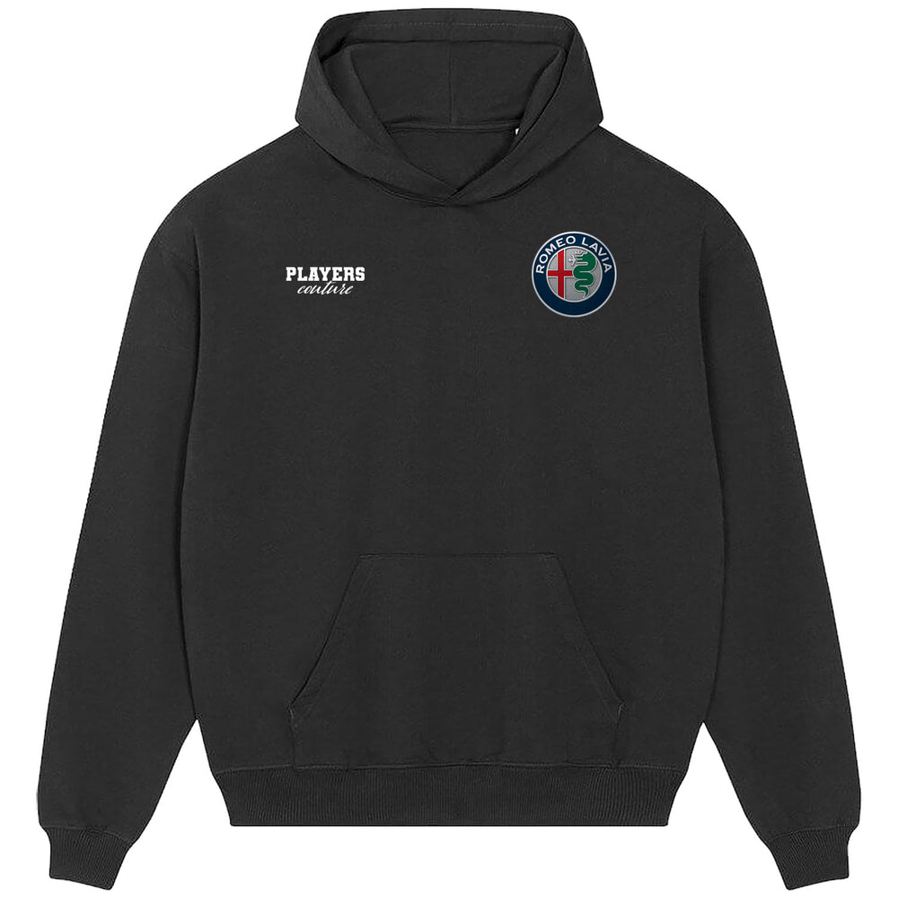 Romeo Lavia Logo Players Couture Men's Casual Hoodie Black