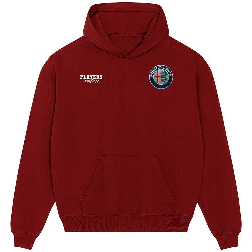 Romeo Lavia Logo Players Couture Men's Casual Hoodie Red