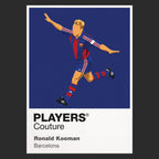 Ronald Koeman Barcelona Icon Frame — Black