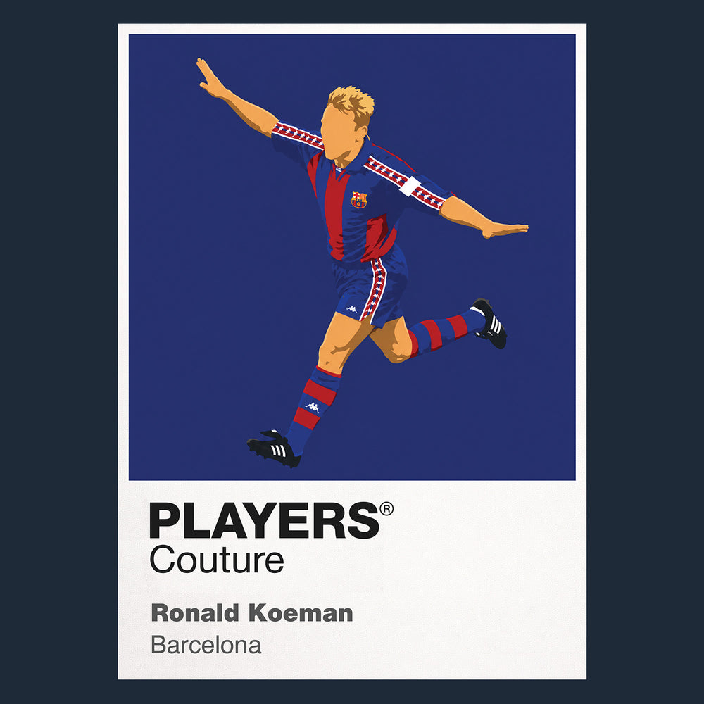 Ronald Koeman Barcelona Icon Frame — Navy