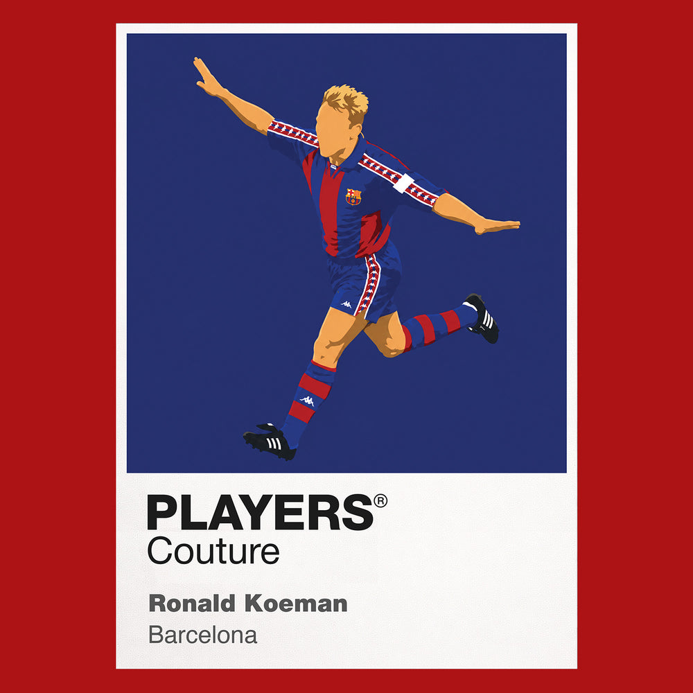 Ronald Koeman Barcelona Icon Frame — Red