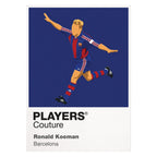 Ronald Koeman Barcelona Icon Frame — White