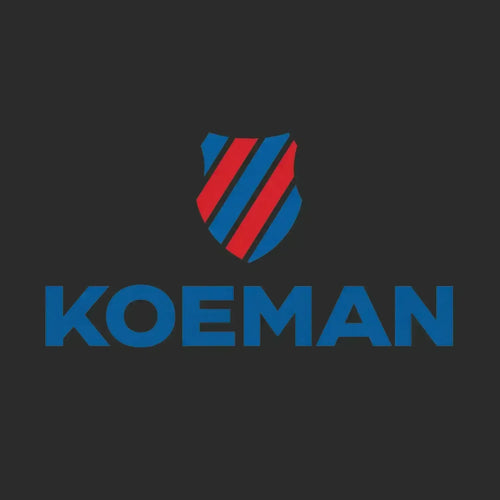 Ronald Koeman Logo Men's Hoodie – black close-up detail shot of the Ronald Koeman Players Couture logo design