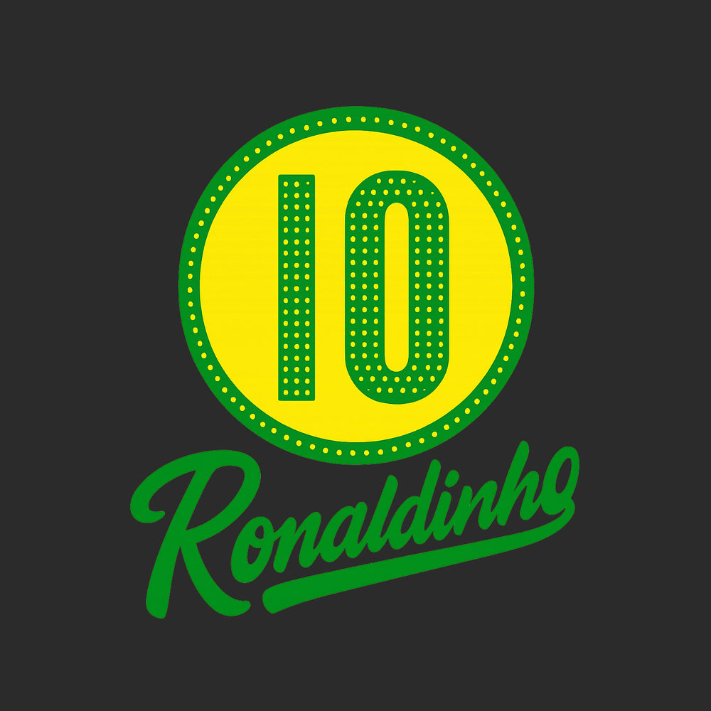Ronaldinho 10 Logo Players Couture Men's Casual Hoodie