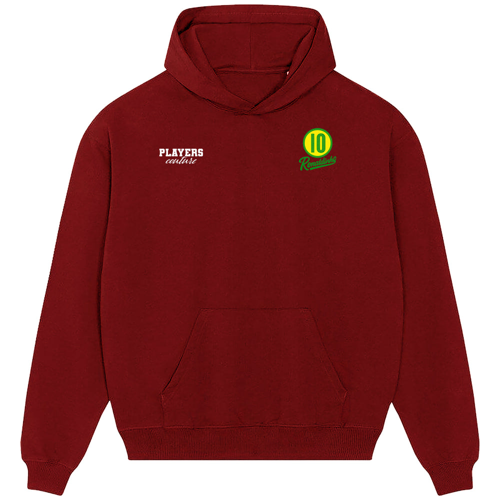 Ronaldinho 10 Logo Players Couture Men's Casual Hoodie Red