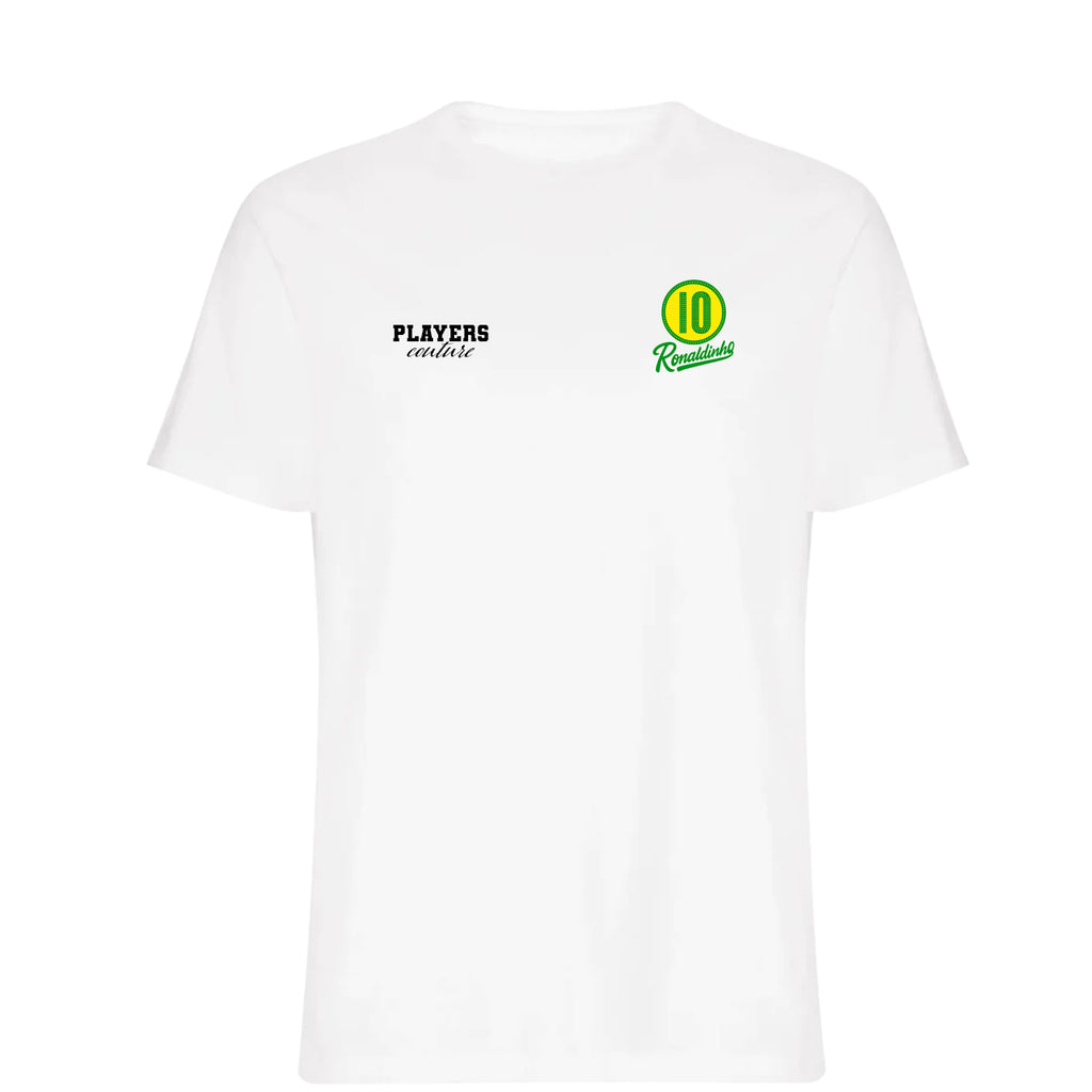 Ronaldinho Logo Players Couture Men's T-Shirt White