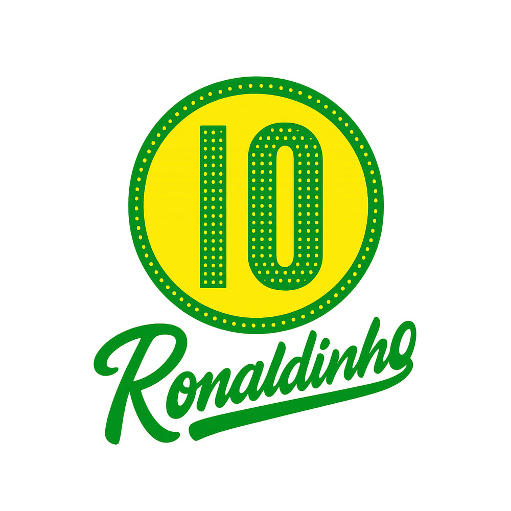 Ronaldinho 10 Logo Players Couture Men's Casual Hoodie