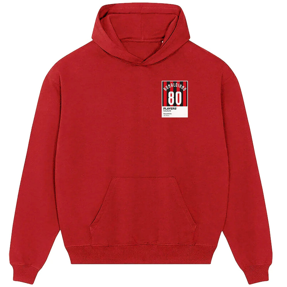 Ronaldinho AC Milan Icon Frame Men's Hoodie – red
