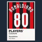 Ronaldinho AC Milan navy Icon Frame artwork detail