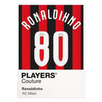 Ronaldinho AC Milan white Icon Frame artwork detail