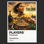 Ronaldinho Brazil Atlas Frame artwork by Players Couture