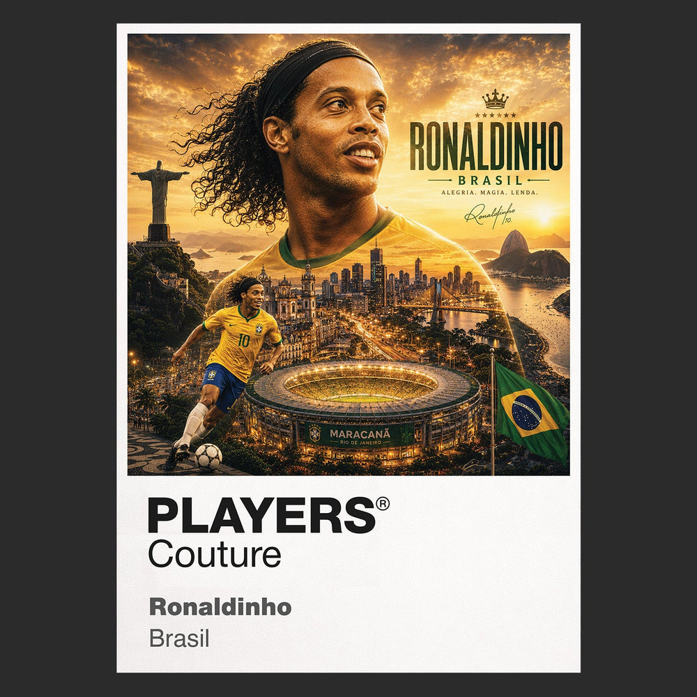Ronaldinho Brazil Atlas Frame artwork by Players Couture