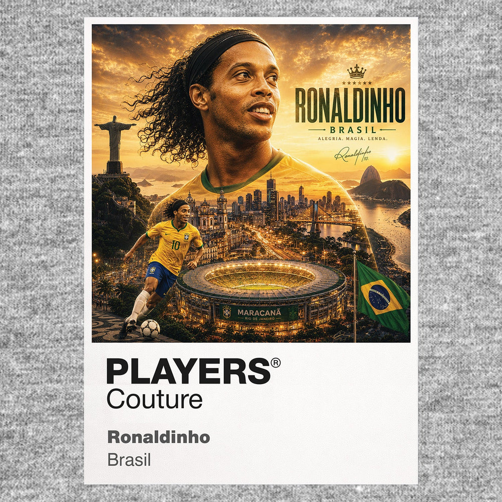 Ronaldinho Brazil Atlas Frame artwork by Players Couture