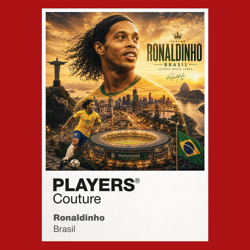 Ronaldinho Brazil Atlas Frame artwork by Players Couture