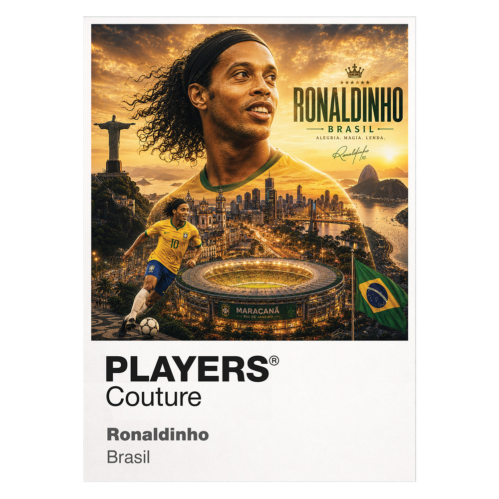 Ronaldinho Brazil Atlas Frame artwork by Players Couture
