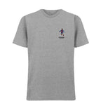 Ronaldinho Barcelona t-shirt – grey men's t-shirt featuring the Ronaldinho Barcelona Players Couture logo