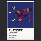 Ronaldinho Barcelona Icon Frame Men's T-Shirt