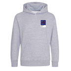 Ronaldinho Barcelona Icon Frame Kids Hoodie — Gray