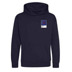 Ronaldinho Barcelona Icon Frame Kids Hoodie — Navy