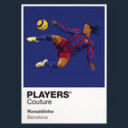 Ronaldinho Barcelona Icon Frame Men's T-Shirt