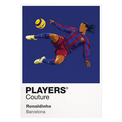 Ronaldinho Barcelona Icon Frame Men's T-Shirt - Players Couture