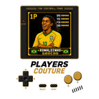 Ronaldinho 1P 8-Bit hoodie retro gaming design by Players Couture