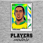 Ronaldinho World Cup Sticker Kids Hoodie – ronaldinho grey Players Couture design