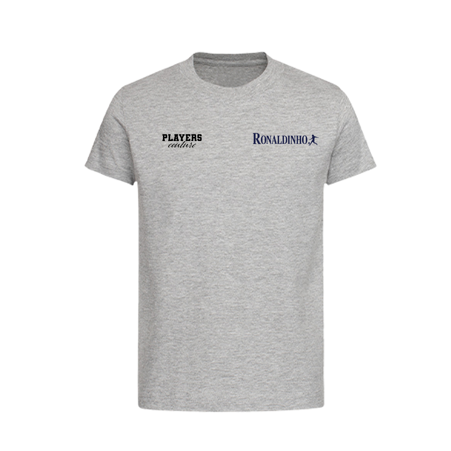Ronaldinho Logo Players Couture Kids T-Shirt Gray