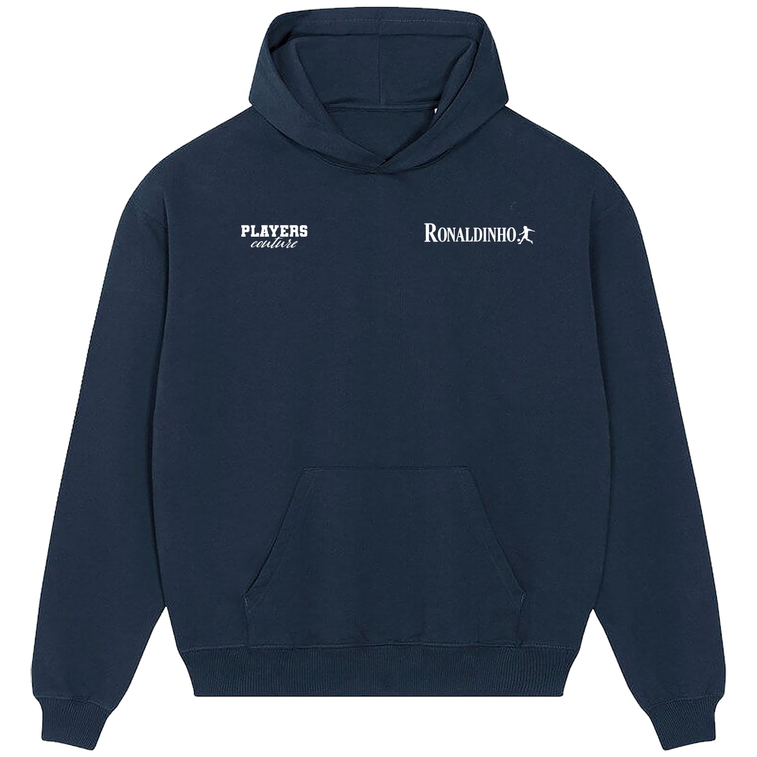 Ronaldinho Logo Players Couture Men's Casual Hoodie Navy