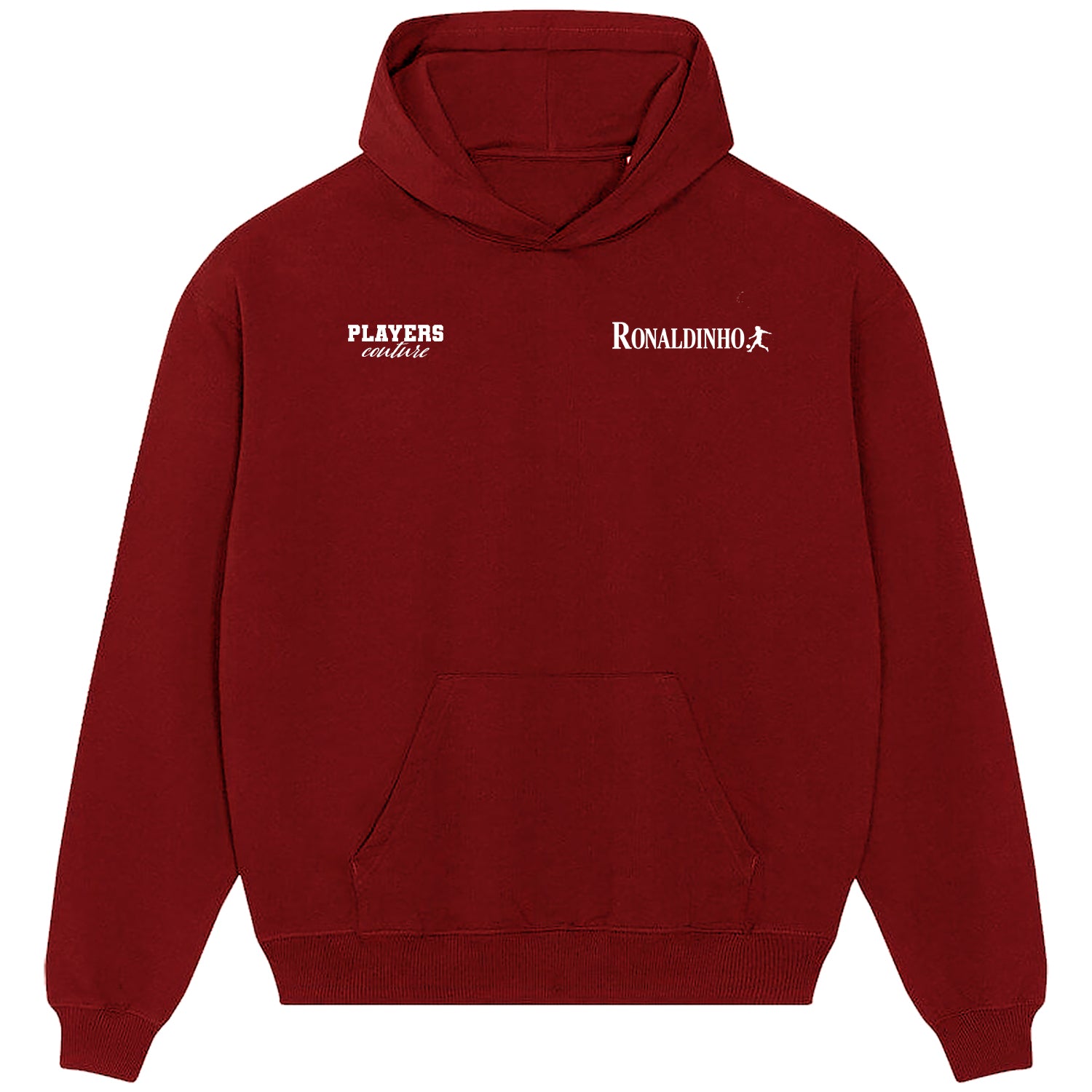 Ronaldinho Logo Players Couture Men's Casual Hoodie Red